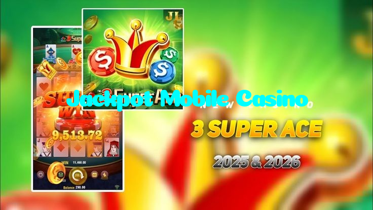 Jackpot Mobile Casino casino presented on mobile device in Pakistan with slots and live games